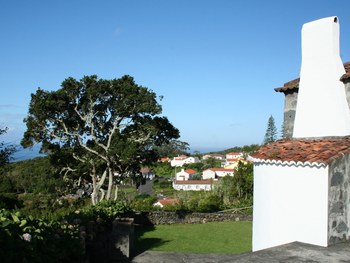 the village from the garden