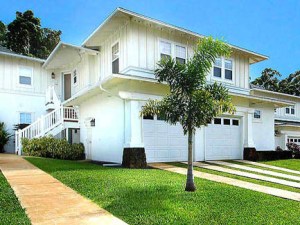 Side view of the house
