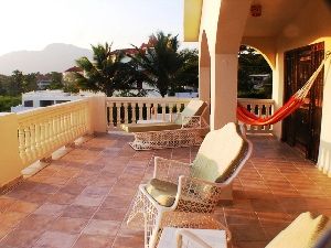 2nd floor terrace with hammock