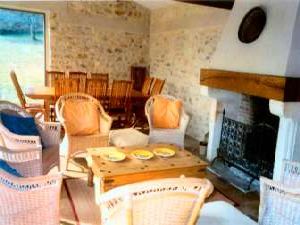 Dining area in summer house