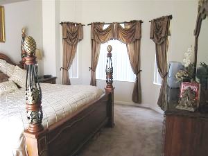View of grand master bedroom