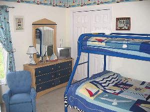 Nautical bunk room