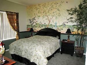Oriental master bedroom