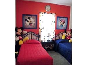 From door of mikey mouse room