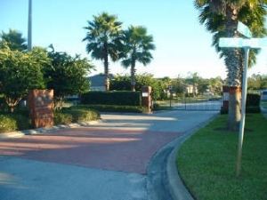 Gated Entrance  to sunset lake