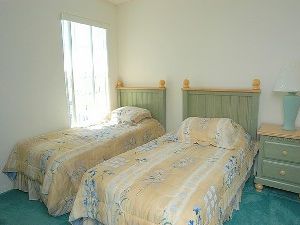 Upstairs twin bedroom