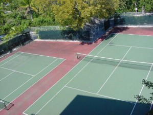 Racquets supplied at Moon Bay.
