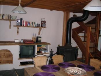 dining area and games