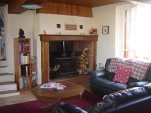 Seating area with open fires