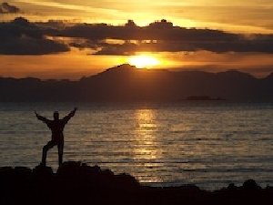 Sunset at the Black Bear Inn