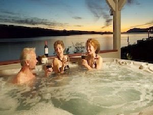 Covered Spa the Water