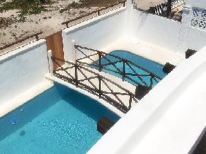 Pool from 2nd level terrace