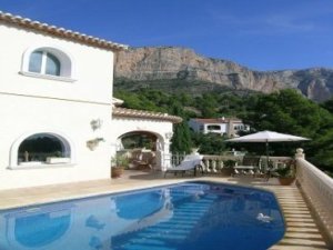 Javea holiday villa with pool