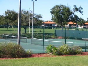 Lighted Tennis Courts