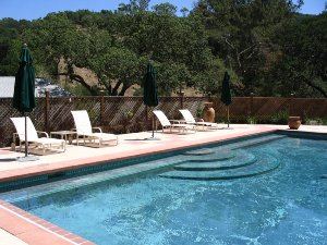 Pool with Roman steps