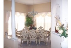 The Formal dining area 