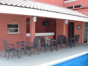 Pool Eating Area View