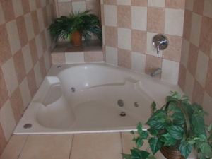 jacuzzi in master bedroom