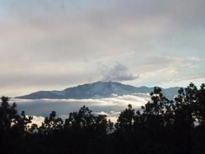 Pikes Peak at dusk