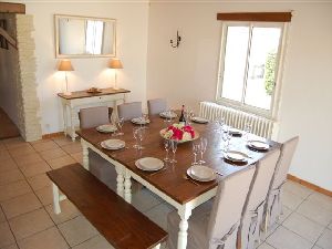 Spacious dinning area