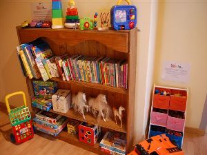 Lots of toys for the kids....