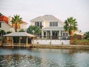 Waterfront house