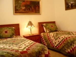 Bedroom 3, two single beds
