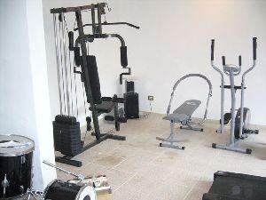 equipped fitness gymn area