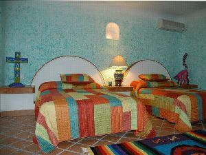 Bedroom with two double beds