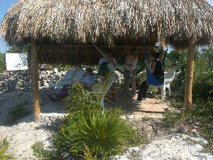 Private Palapa on the lagoon