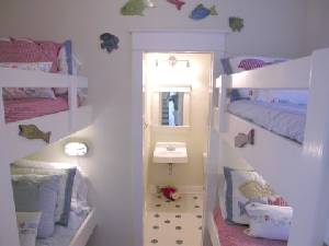 Kids Bunkroom w/ 1/2 bath