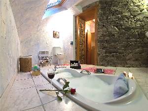 One of two bathrooms