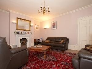 Sitting room has comfy sofas