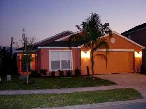 Lakeview Villa at night