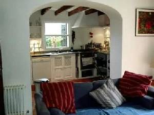 Looking towards the kitchen