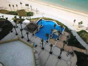 Private pool next to beach