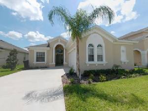 Front view of the villa