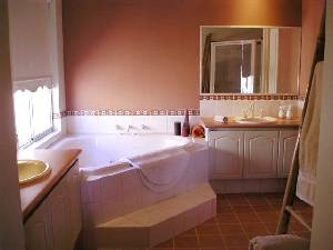 Main ensuite with spa