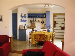 kitchen and dining room