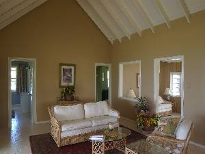Living room of main house