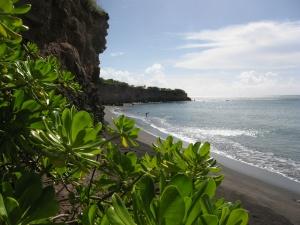 the beach from our stairway