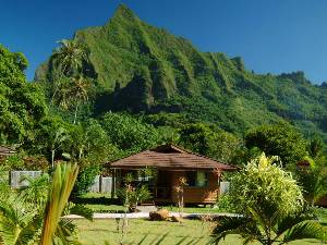 One of the bungalows