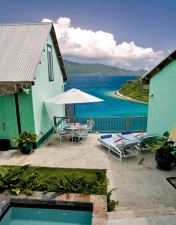 US Virgin Islands beachfront Villa with Pool