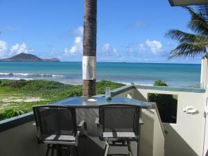 view from beachfront studio 