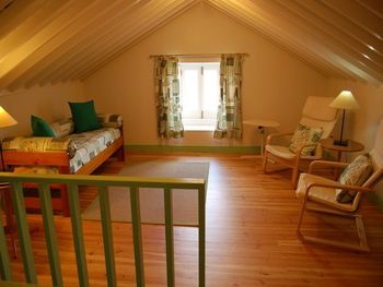 The 1st floor living room