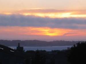 Sunset from Loft, kitchen