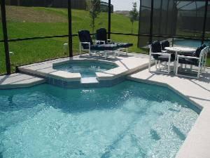 South facing Pool and Spa