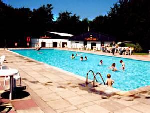 The large outdoor pool