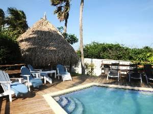 Pool with Palapa Hut