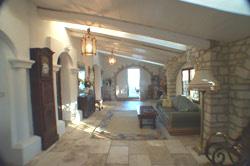 Stone entrance hall
